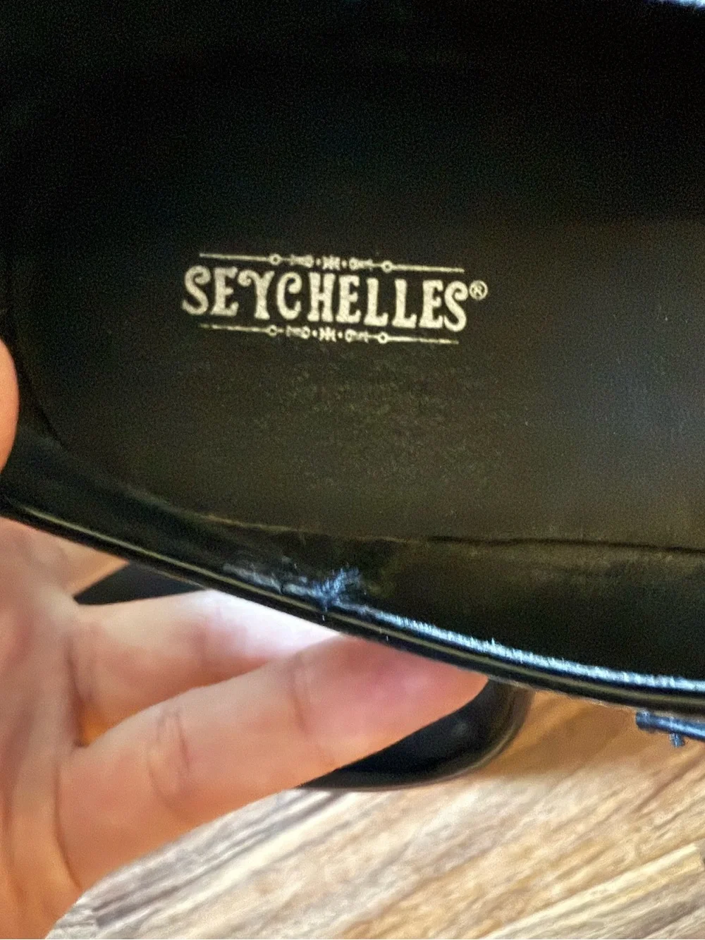 SEYCHELLES Chunky Mary Jane Heels in Black
